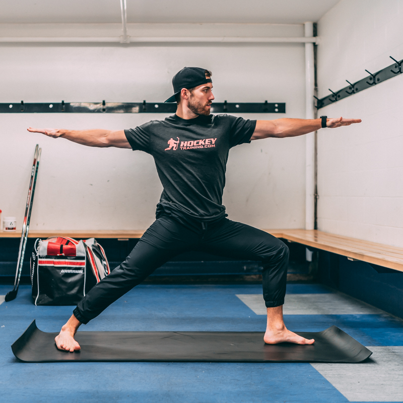 Hockey Yoga Stance