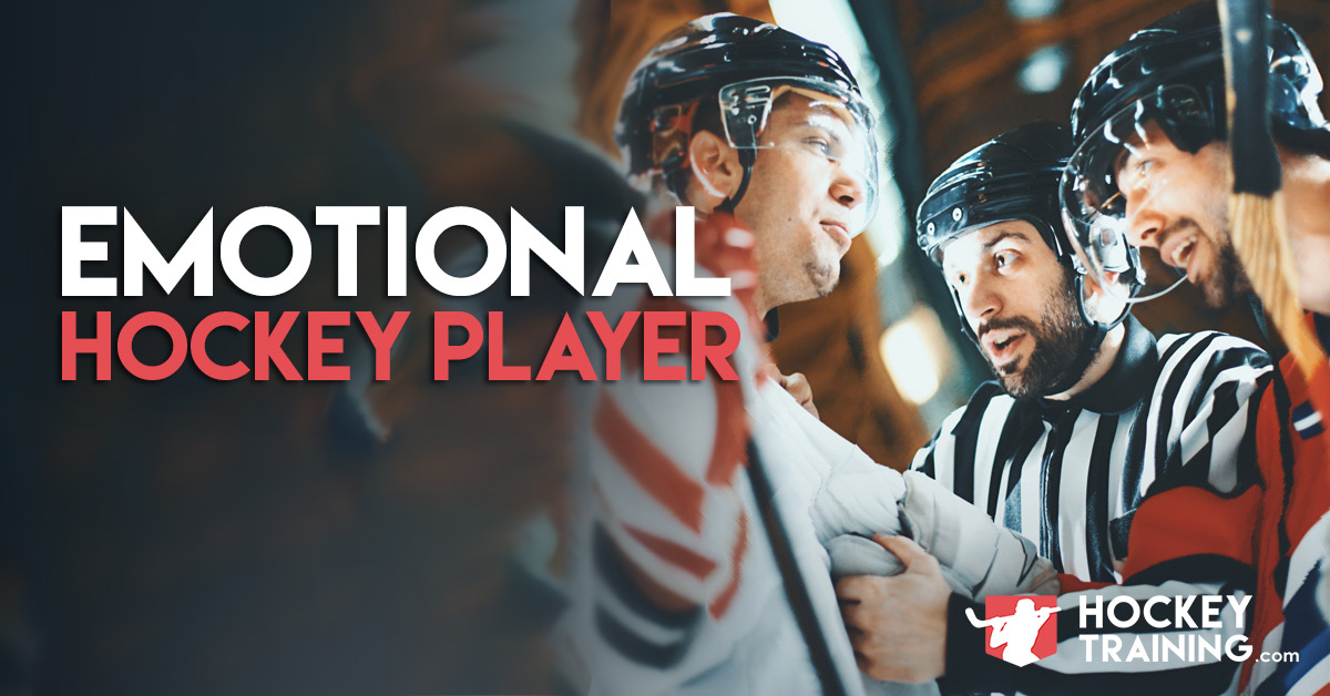 Emotional Hockey Player